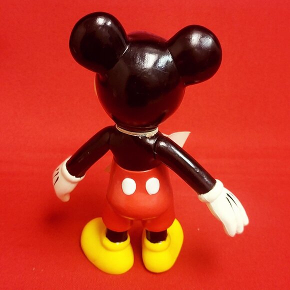 Vintage Disney Articulated Micky Mouse Figurine - Picture 2 of 16